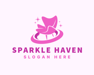 Sparkling Armchair Decoration logo design