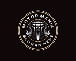 Automotive Piston Wrench  logo design