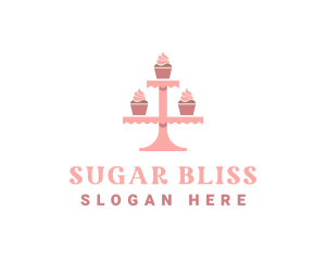 Sweet Cupcake Bakery logo design