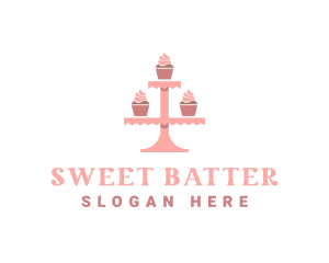 Sweet Cupcake Bakery logo design