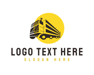 Transport Logistics Truck logo