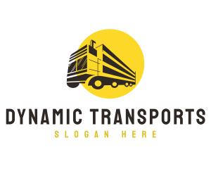 Transport Logistics Truck logo design