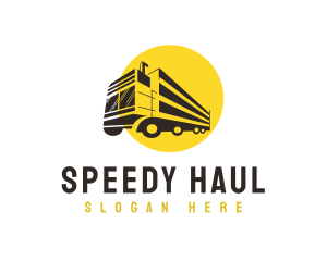 Transport Logistics Truck logo design