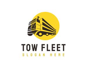 Transport Logistics Truck logo design