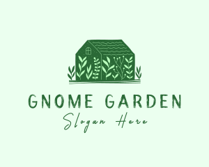 Greenhouse Garden Plant logo design