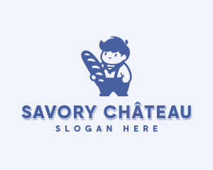 Baguette Bread Bakery logo design