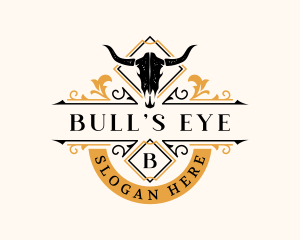 Bull Hors Restaurant logo design