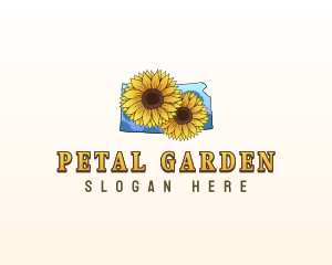 Kansas Sunflower Garden logo design