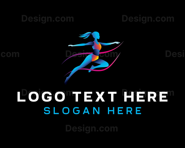 Gymnast Yoga Dancer Logo