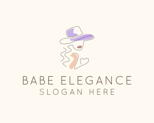 Beauty Woman Hat logo