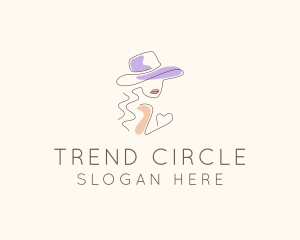 Beauty Woman Hat logo