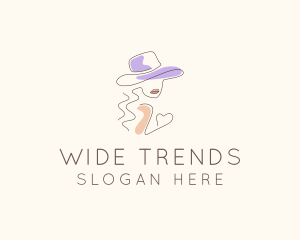 Beauty Woman Hat logo