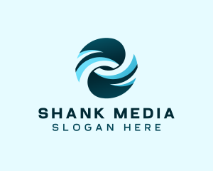 Creative Media Ocean Waves logo design