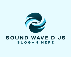 Creative Media Ocean Waves logo design