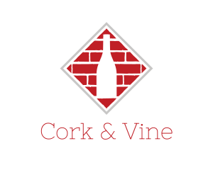 Wine Cellar Wall logo design