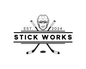 Hockey Sports Banner logo