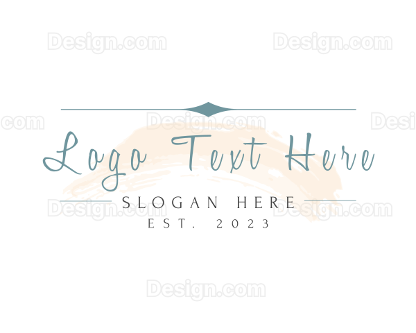 Beauty Watercolor Business Logo