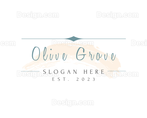 Beauty Watercolor Business Logo