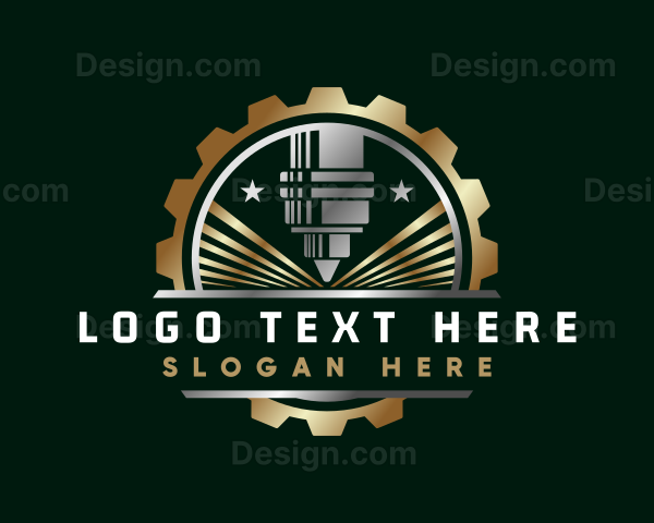 Industrial Laser Gear Logo