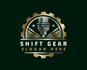 Industrial Laser Gear logo design