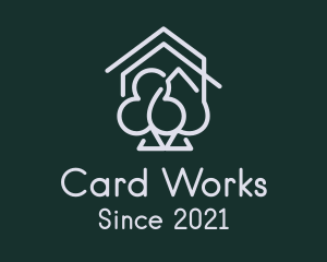 Casino House Cards logo design