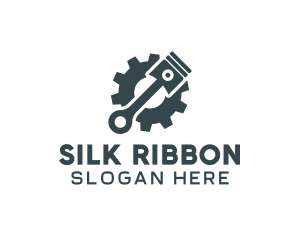 Piston Gear Mechanic logo design