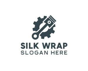 Piston Gear Mechanic logo design