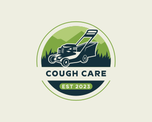 Gardening Lawn Care Mower logo design