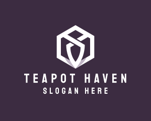 Hexagon Tech Crest logo design