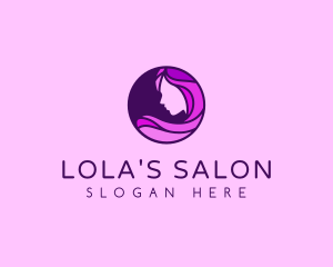 Female Hair Salon logo design