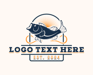 Ocean Seafood Fishing logo