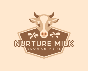 Dairy Milk Cow logo design