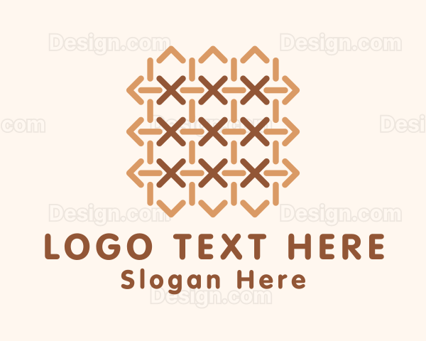 Woven Textile Design Logo