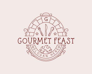 Gourmet Oven Restaurant logo design