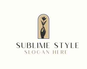 Aesthetic Beauty Flower logo