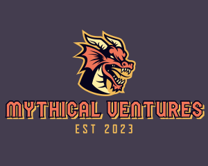 Dragon Animal Gaming logo design