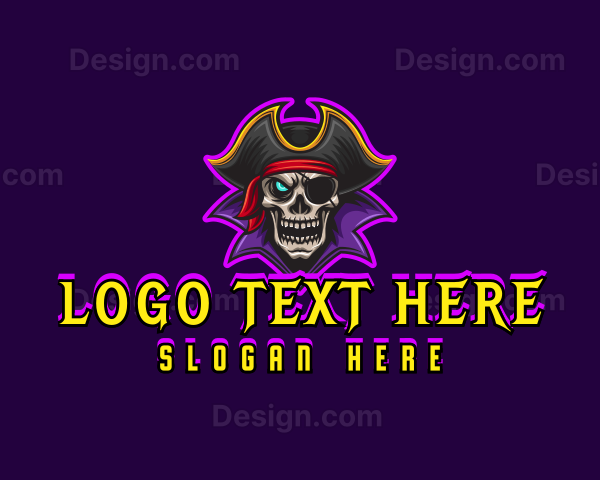 Pirate Skull Gaming Logo