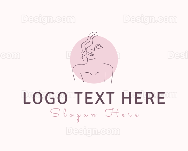 Flawless Nude Woman Cosmetics Logo