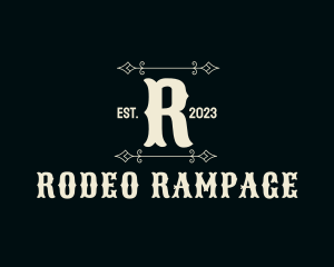 Western Rodeo Bistro logo design