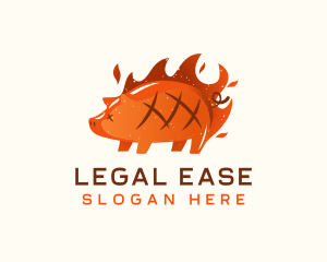 Roast Pig Flame logo
