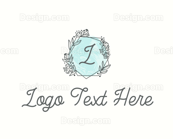 Chic Floral Frame Logo