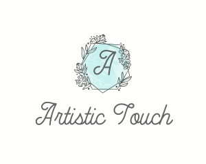 Chic Floral Frame  logo design