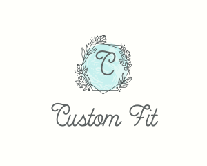 Chic Floral Frame  logo design