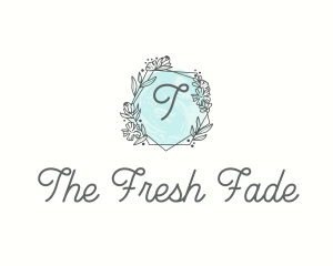 Chic Floral Frame  logo design