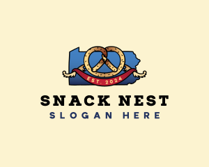 Pennsylvania Pretzel Pastry logo design