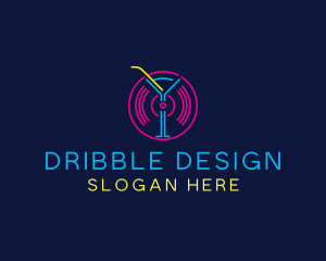 Cocktail Disco Bar Nightclub logo design