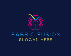 Cocktail Disco Bar Nightclub logo design