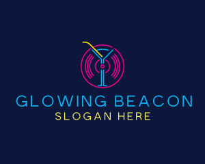 Cocktail Disco Bar Nightclub logo design