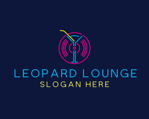 Cocktail Disco Bar Nightclub logo design