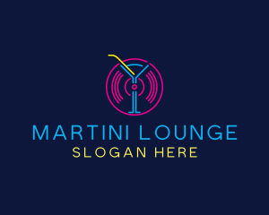 Cocktail Disco Bar Nightclub logo design